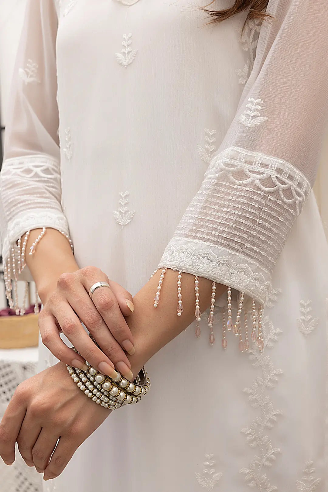 Ivory - 3 Piece (Stitched/Unstitched)