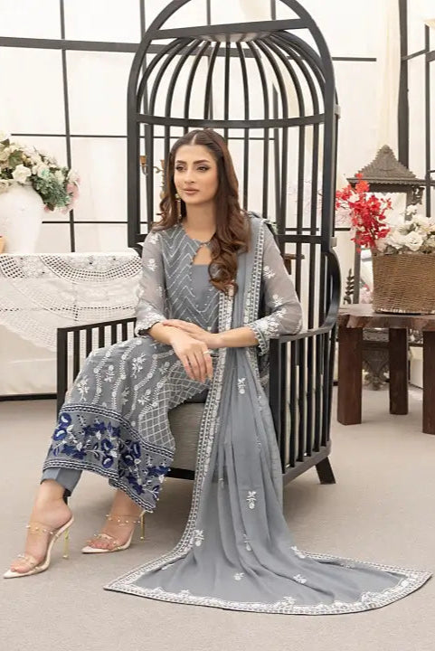 Steal Serenity - 3 Piece (Stitched/Unstitched)