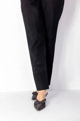 Black Straight Pant