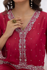 Fuchsia - Shirt & Trouser