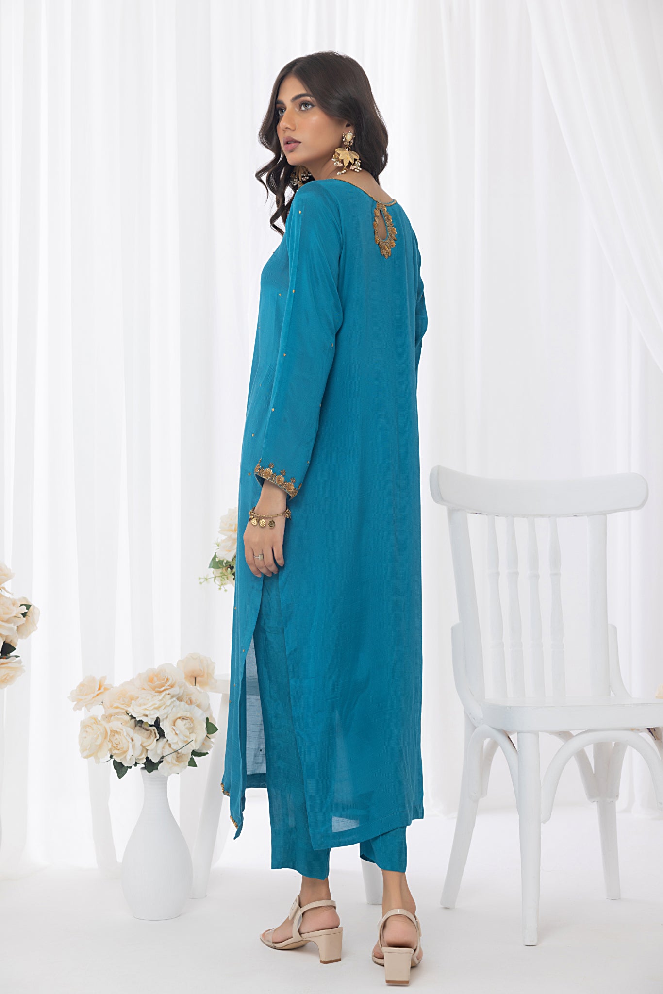 TURQUOISE - Shirt & Trouser