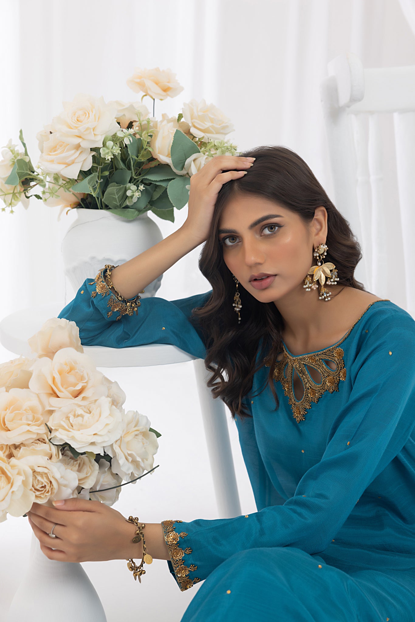 TURQUOISE - Shirt & Trouser
