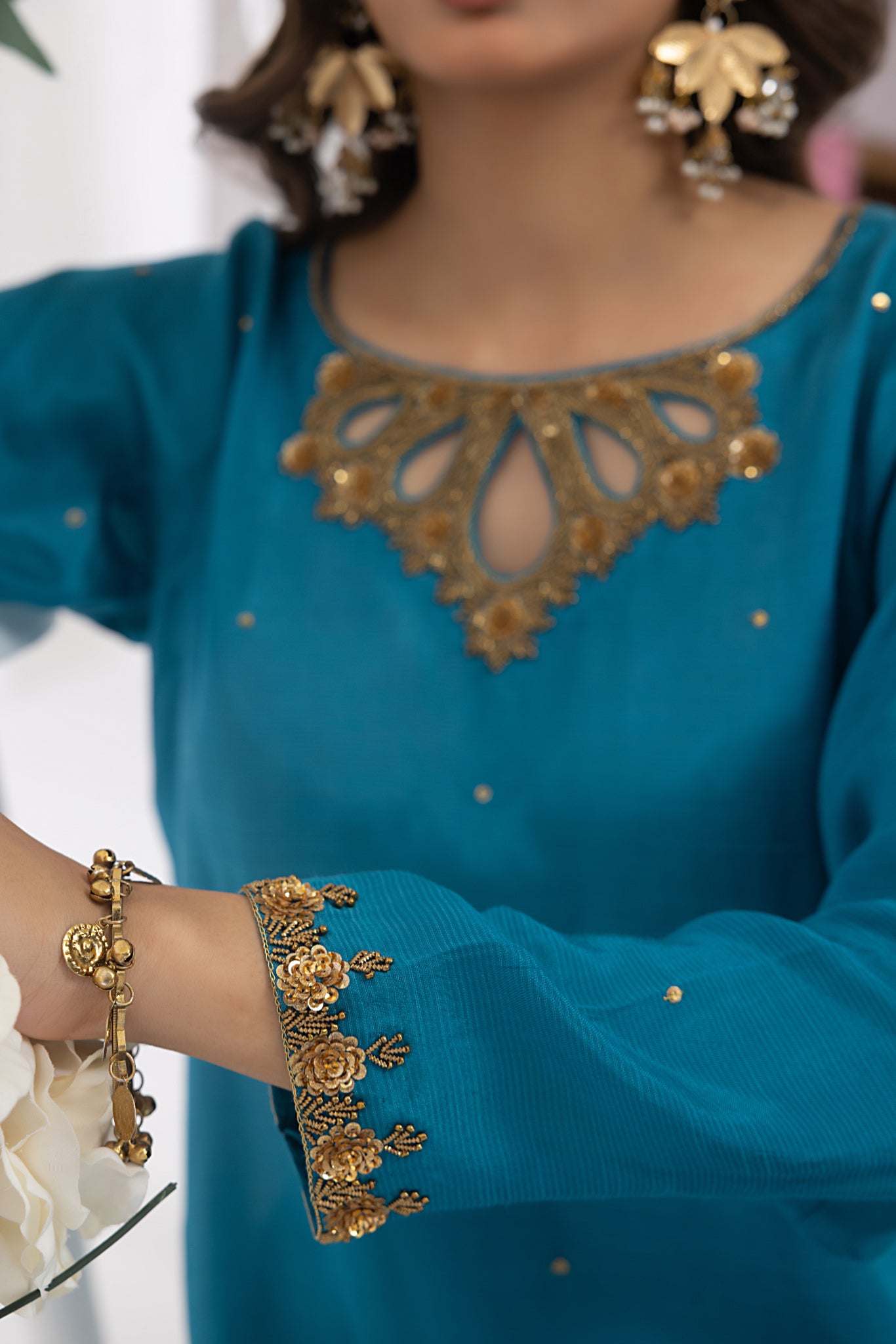 TURQUOISE - Shirt & Trouser