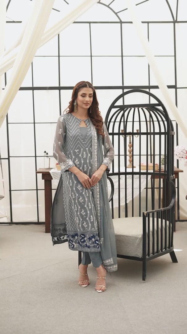 Steal Serenity - 3 Piece (Stitched/Unstitched)